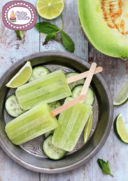 Gelati sullo stecco  – Ice Pop al melone e lime