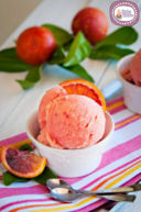 Gelato alle arance rosse di sicilia