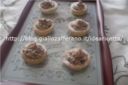 Cestini dolci di pasta frolla farciti con  mascarpone e cioccolato