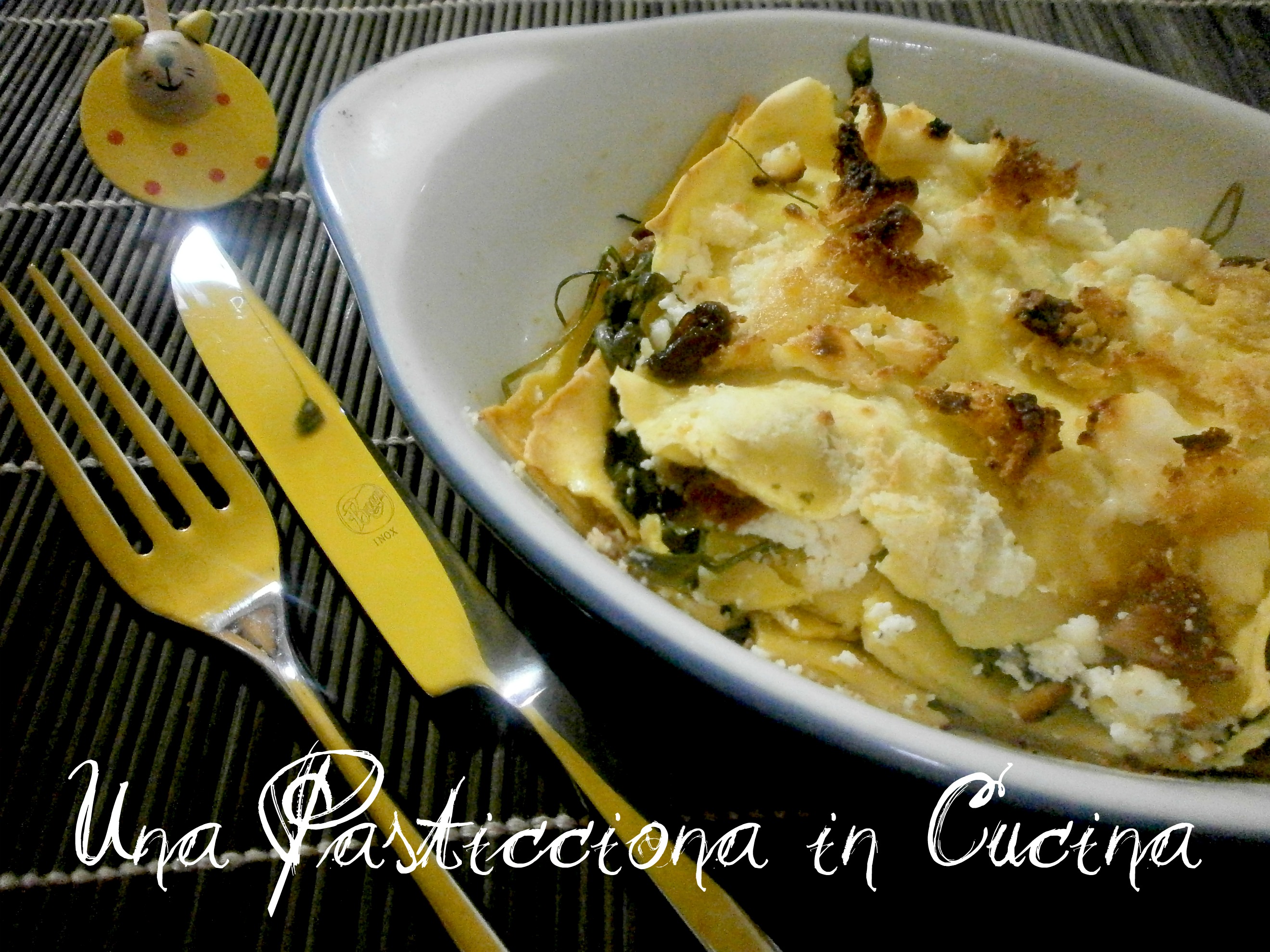 Lasagne Sfiziose con Crumble di Panettone