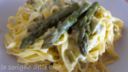 TAGLIATELLE CON ASPARAGI E BRIE