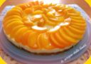 TORTA DI YOGURT CON PESCHE SCIROPPATE