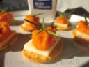 SPIANATINE CON FORMAGGIO E CREMA DI ZUCCA