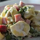 Tortellini prosciutto panna e piselli