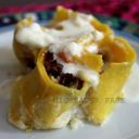 Cannelloni ripieni di zucca con fonduta