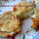 Medaglioni di zucchine filanti in pastella