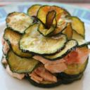 Torretta di zucchine e salmone