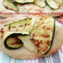 Focaccia zucchine e formaggio