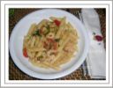 Pasta ai gamberetti con alici e zucchine, Ricette primi piatti