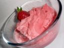 Il dolce della domenica, gelato alla fragola senza panna