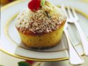 Muffin con il cocco e i pistacchi