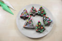 Alberi di Natale brownies