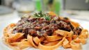Tagliatelle al ragù di agnello