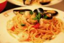 Spaghetti cozze e gamberi