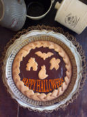 Crostata di halloween al cioccolato