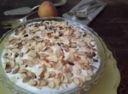 Trifle inglese pesche e mandorle