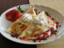 Crepes fragole e panna