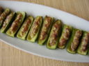 Zucchine al forno con salsiccia