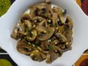 Funghi champignon trifolati al limone