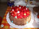 Torta: cestino di fragole