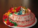 Torta di compleanno:18 anni