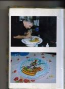 Torta di compleanno con disegno