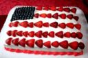 Torta con bandiera Stati Uniti