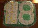 Torta di compleanno: 18 anni