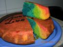 Torta arcobaleno