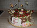 Torta dedicata alle mamme: un magnifico cesto di fragole