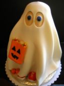 Torta :il fantasma di Halloween