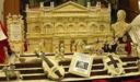 Una riproduzione in cioccolato: la”Scala” di Milano