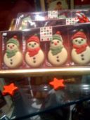 Cioccolato: piccoli pupazzi di neve