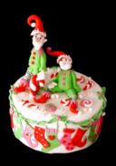 Torta con gli gnomi per il Natale prossimo