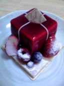 Torta natalizia: pacco dono