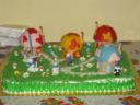Torta di compleanno: i Puffi