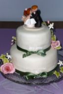 Torta nuziale: w gli sposi