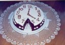 Torta al cioccolato: l’orologio