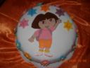 Torta compleanno: Dora l’esploratrice