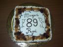 Torta con fiori in cioccolato plastico