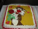 Torta compleanno: gatto Silvestro