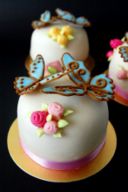 Torta con farfalle