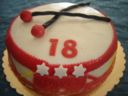 Torta di compleanno: 18 anni musicali