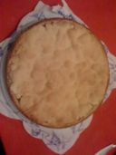 Torta di mele e uvetta