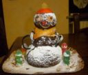Torta: pupazzo di neve