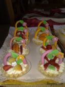 Dolci cestini di frutta