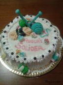 Torta per gli 87 anni di nonna Solidea