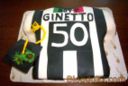 Torta di compleanno di un tifoso Juventino