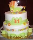 Torta “auguri” per una futura mamma