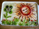 Torta di compleanno: il sole che scalda
